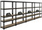 PROREGAL Mega Deal | 4X Étagère pour Charges Lourdes Apollo | HxLxP 150x90x30 cm | Charge Max. 175kg | Noir