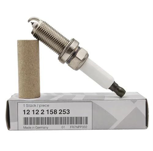 QKFTCSDW Kfz-Ersatz Iridium-Zündkerze 12122158253 FR6MPP332, kompatibel mit BMW 128i 323i 325xi 328i 330i 525i 528i E46 E60 E61 E90 E91 X3 X5 E53 E70 E71 E83(6pcs)