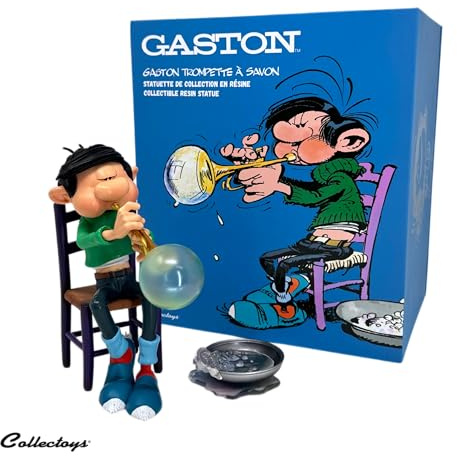 COLLECTOYS PLASTOY : GASTON - FIGURE - GASTON INVENTION: THE SOAP BUBBLE TRUMPET