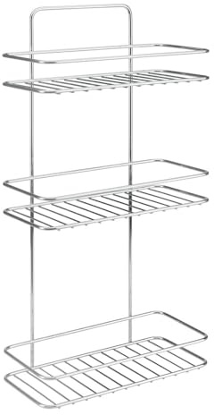 Metaltex REFLEX LUXY Badezimmerregal, 3 Ebenen, Chrometherm ECO-Finish, verchromt.