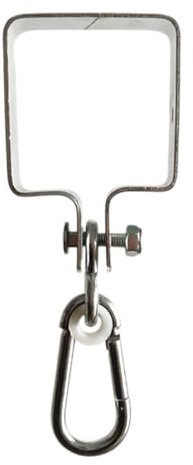 Hammock Hanger | Small Heavy Duty Swing Brackets - Porch Accessories, Mounting Hardwares, Hangable Chair Hardware for 9x9 cm Wood & Metal Beams