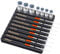 Geelin Aesthetic Practitioner Syringe Tray with 8 Slots Label Black Bamboo Vial Holder Syringe Preparation Tray, 2-in-1 Combination Medical Supply Storage Organizer for Aestheticians and Nurses