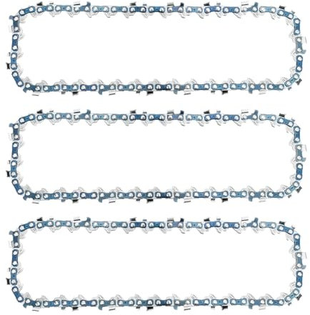 6 Inch Mini Chainsaw Chain Replacement for Saker 6 Inch Portable Electric Cordless Chainsaw,GJ15990-X36820 Chain Saw Blade,37 Drive Links 0.043 Gauge 1/4 LP Pitch (3 Pack)