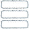 6 Inch Mini Chainsaw Chain Replacement for Saker 6 Inch Portable Electric Cordless Chainsaw,‎GJ15990-X36820 Chain Saw Blade,37 Drive Links 0.043 Gauge 1/4 LP Pitch (3 Pack)