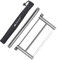TFixol Multiductional Folding Wood Saw Aluminium Alloy Hand Saw Portable Garden Bucksaw for Woodw Gardening Survival Hand Tools with Pouch Grey