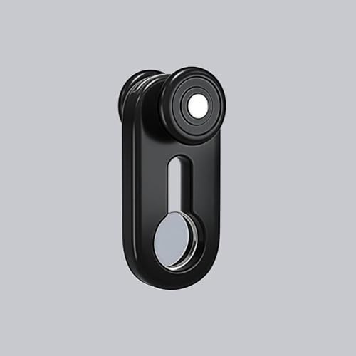 ZSWXF Zubehörsets für Gardinen -Vorhangschienen-Rollen Leise Laufrollen aus Aluminiumlegierung für Decken- und Wandmontage,Schwarz,50 Stück