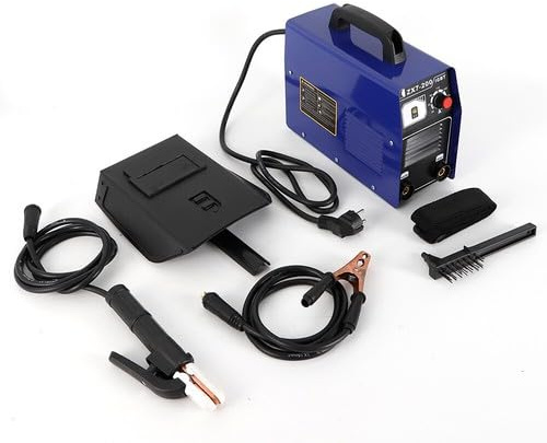 ROGONPDK 3KW Elektroden Schweißgerät Set, 220V E-Hand Elektrodenschweißgerät Schweißdicke: 2-10mm, Inverter Schweissmaschine mit Schweißerschutzmaske & Bürste, Klemme