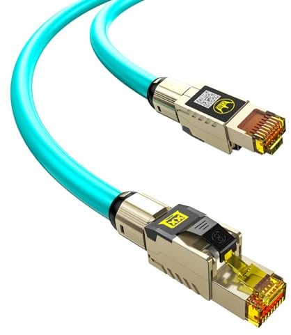 WANJEED Cables de conexión Cat6a, cable de conexión Ethernet Cat6 de cobre puro, cable de conexión flexible Cat 6 de 500 MHz 10G, cables de red Cat 6A que ahorran espacio para panel de conexiones