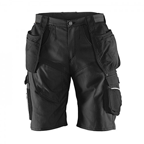 KÜBLER PRACTIQ Arbeitsshorts | schwarz | Größe 48 | kratzfrei | OEKO-TEX® | Cordura verstärkt