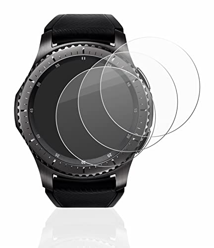 brotect Pellicola Protettiva Vetro per Samsung Gear S3 Frontier / S3 Classic Protezione Schermo (3 Pezzi) [Durezza Estrema 9H, Chiaro]