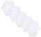 TupTam Baby Body Langarm – Wickelbody Langarm für Jungen & Mädchen, 5er Pack, 100% Baumwolle, OEKO-TEX, Farbe: Weiß, Größe: 56