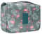 Trousse de Toilette, Pliable Grande Trousse de Toilette Voyage pour Hommes et Femmes, Multifonction Imperméable Sac Cosmétique pour Voyage, Affaires, Fitness, Camping en Plein air (Gris)