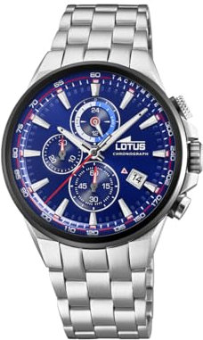 Lotus Reloj Hombre de Cuarzo analógico con Correa en Acero Inoxidable 18586/2