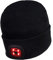 Portwest Beanie mit wiederaufladbaren LED - Leuchten vorn und hinten, Größe: Einheitsgröße, Farbe: Schwarz, B028BKR