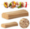 Relaxdays Holzspieße, 1000 Stück, Bambus, Basteln, Länge 30 cm, Breite 4 mm, praktisch, Natur