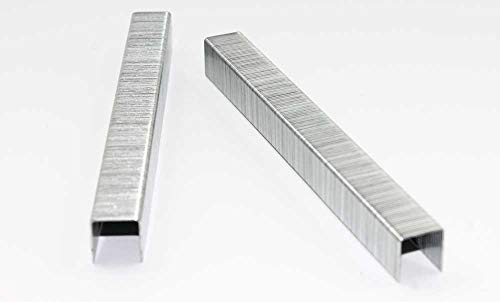 P-D-W ® 5000 Stück Tackerklammern Typ 53, Länge: 8 mm, Breite: 11,4 mm, Silber, 8/11,4 mm, Heftklammer, Staple