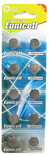 Energy01 Pack of 10 AG12 Alkaline Batteries 1.5 Volt (AG12)