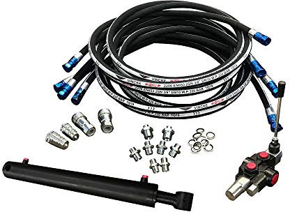 Log Splitter Kit with a Compact Auto Kickout Lever Valve (7.7 Tonnage)