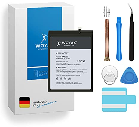Woyax Wunderbatterie Akku für Huawei Mate 10, Reale Kapazität und Super Qualität Ersatzakku P20 Pro/Mate 10 Pro / HB436486ECW