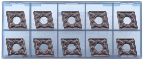 CDBP CNC Hartmetalleinsätzen 10 Stück Wendeplatten CNMG120408 CNMG432- universelle Stahlbearbeitung - TiN Beschichtung