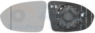 VAN WEZEL Spiegelglas, Außenspiegel 5711837