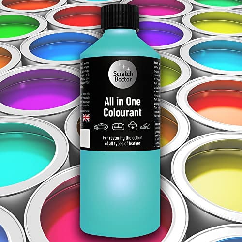 Scratch Doctor Bespoke Leather Dye | Customised RAL Colour | Self Seal Paint | 1500+ Colours Available | Recolour Repair Furniture Sofas Car Seats and More (1 Litre)