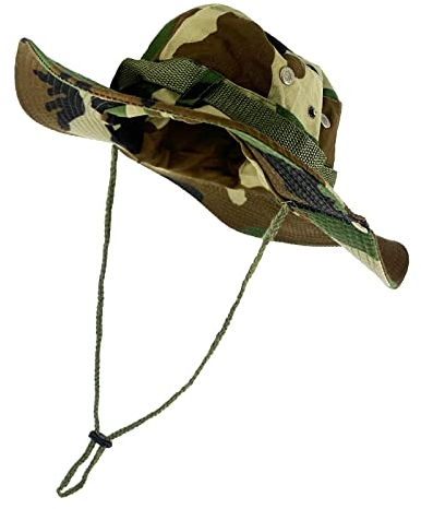 BEISIJIA Fischerhut mit breiter Krempe, Sonnenhut, UV-Schutz, Outdoor, Winddicht, Boonie Hut, Sonnenhut für Männer und Frauen