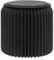 ZEYGC Brauner Papier Klapphocker Mit Kissen Portable Honeycomb Möbel Fußhocker, Kunst Klappstuhl für Wohndekorationen (Schwarz, 28cm)