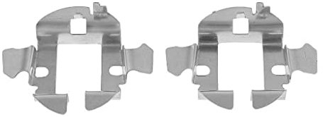 Soportes adaptadores A6-H7 para bombillas de xenón HID de aluminio (paquete de 2)