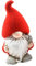 Mercury Home - Weihnachtswichtel - Weihnachtsornament, aus Terrakotta, Dekoration für Innen- und Außenbereich, Geschenkidee, Höhe 25 x 15 cm