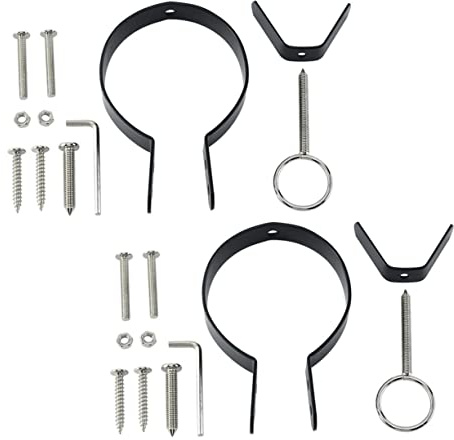 FUNOMOCYA Soporte Para Jamonero Italiano 2 Juegos Piezas De Fijación Resistentes Para Jamones Acero Duradero Accesorios Para Jamoneros Uso Doméstico Restaurante Hotel