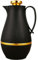 rnuie Insulated Thermal Coffee Carafe, 33 oz, Luxury Arabic-Style Insulated Thermos Flask，Coffee Tea Pot ，with Spout and Glass Liner for Hot Cold Water，Housewarming Gift (Black)