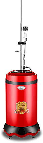 YYUINU 65L Tragbarer Smart Dusche Durchlauferhitzer,2000W Mobiler Durchlauferhitzer,Intelligenter 24-Stunden-Termin Mit Konstanter Temperatur, Blaulicht-Reinigungswasserfunktion,Mobile Dusche, Red