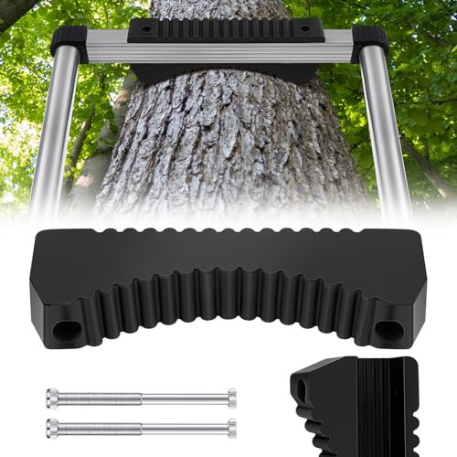 Briwooody Rubber Steep Ladder Accessory, Anti-Slip Ladder Stabilizer, Roof Extension Attachment Against Wall, Fall Prevention, Telegraph Pole, Trunk for Telescopic, Single, Engineering