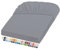 liebling Elasthan Spannbetttuch 180x200 bis 190-220 cm, mit Rundumgummizug, Blickdicht faltenfrei & atmungsaktiv, Ökotex 100, Matratzen bis 26 cm Höhe, steingrau