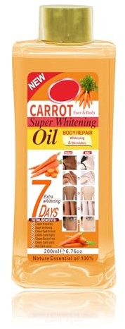 Veetgold Körperöl Vitamin C 7 Tage, Kurkuma Körperöl, Vitamin C Körperöl-Korrektor, Körperöl Vitamin C Für Feuchtigkeitsspendende, Pflegende Haut, 200ml