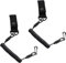 2 Stück Tactical Lanyard Elastisches Sicherheitsseil Spiral Karabiner Für Rettungsschere Taschenlampe Schlüssel Wandern Klettern Camping Angeln Schwarz