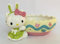 Blue Sky Clayworks Hello Kitty Bunny Egg Candy Bowl, Home & Kitchen Accessories, Ceramic, 24460