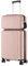 Valigia Ryanair 55x40x20 cm + 40x20x25 cm Set 2 Pezzi Trolley Bagaglio a mano 4 Ruote e Beauty Case in ABS 999 (Rose Gold, Valigia 55x40x20 cm + Borsa 40x20x25 cm)