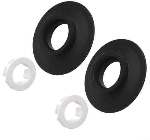 MoSundi Toilet Flush Valve Seal for Ideal Standard SV01967 SV89067 SV92867 SV92667 SV92467 SV93467 SV93367, Flush Valve Seal & Clip Replacement Kit(Black-2pcs)