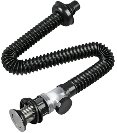 CGACCSD Flexibler Siphon für Waschbecken – Ablaufanschluss mit ausziehbarem Schlauch, Zubehör für Waschbecken, Toilette, Dusche, Badewanne, Camping, Auto, Haus