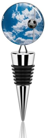 Football Bottle Stoppers Wine Bottle Stoppers Reusable Bottle Saver Sealer Wine Corks for Wine Champagne Beer Spirits Collection