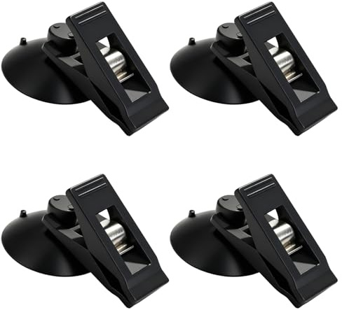 Stück Auto-Saugnapf-Clip, Saugnapf Klammer Parkscheinhalter, Multifunktionaler Auto Dokumentenhalter für Fotos Karten und Brillen, Universell Windschutzscheibe Parkscheinhalter für Alle Fahrzeuge