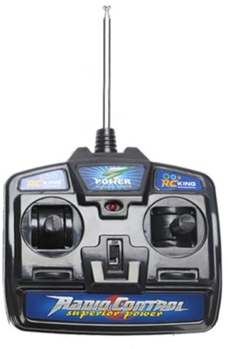 URPIZY Télécommande 27 MHz pour enfants - 4 canaux - Pour récepteurs de 27 MHz - En plastique durable - Noir