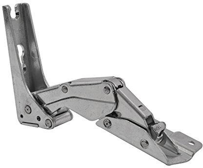 Spares2go Integrated Upper Right/Lower Left Hand Door Hinge for Hotpoint Fridge Freezer