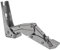 Spares2go Integrated Upper Right/Lower Left Hand Door Hinge for Hotpoint Fridge Freezer