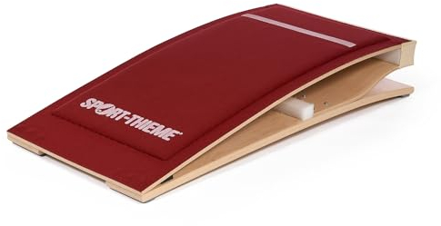 Sport-Thieme Sprungbrett Advanced | Allround Sprungbrett für Training und Vereinssport | Gelenkschonend | Gummischoner | 21 kg Gewicht | Holzfeder | 120x60x21,5 cm