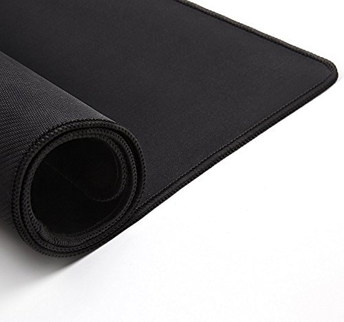 AAA PRODUCTS Gaming Mouse Pad - Textured cloth for SPEED and CONTROL - Anti Slip with Stitched Edges - For Precision Gaming, Graphic Design, Office and Daily Tasks (250x210x2mm)