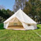 Safari Camping Outdoor Vier Saison Familie nurlaubsort Camping wasserdicht Luxus Bell Zelt oder Zelt zubehör (Off White Oxford Tuch Zelt, Diameter5m)