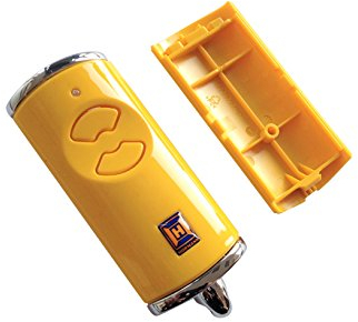 Hörmann Handsender Cover HSE2BS Gelb Leer Gehäuse ohne Batterie ohne Platine Ersatzteil Ober- und Unterschale